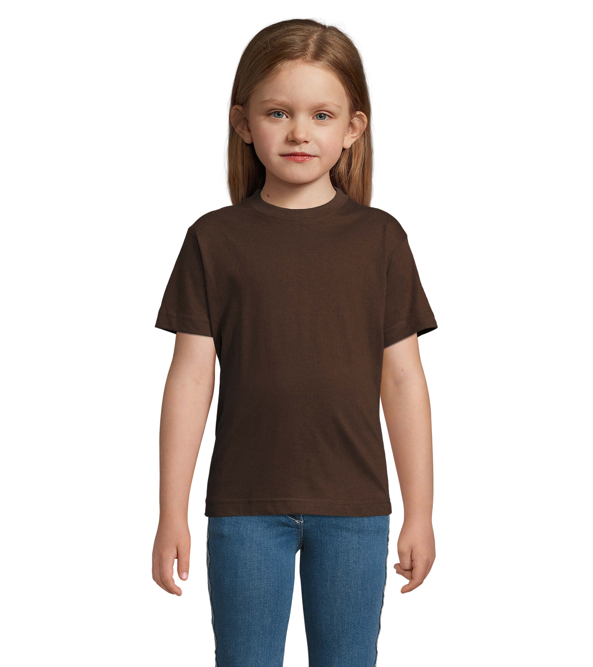 Tshirt enfant publicitaire coton 190g - IMPERIAL Chocolat 1